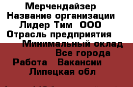 Мерчендайзер › Название организации ­ Лидер Тим, ООО › Отрасль предприятия ­ BTL › Минимальный оклад ­ 17 000 - Все города Работа » Вакансии   . Липецкая обл.